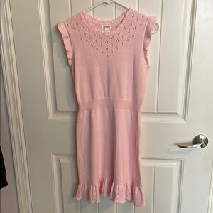 Pink Knit Kids Dress